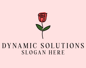 Rose Flower Garden logo design