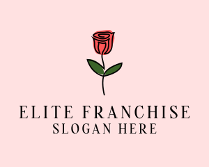 Rose Flower Garden logo design