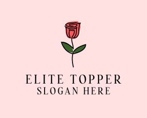 Rose Flower Garden logo design