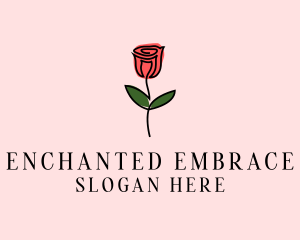 Rose Flower Garden logo design