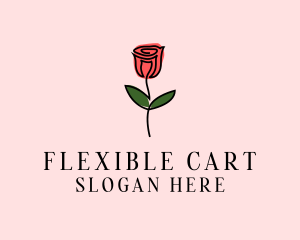 Rose Flower Garden logo design