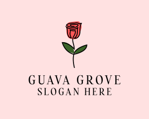 Rose Flower Garden logo design