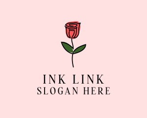 Rose Flower Garden logo design