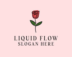 Rose Flower Garden logo design