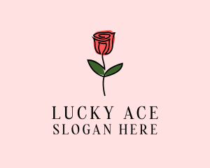 Rose Flower Garden logo design