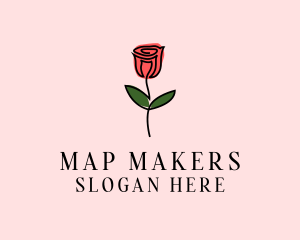 Rose Flower Garden logo design