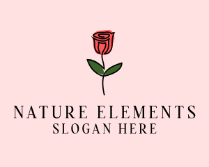 Rose Flower Garden logo design