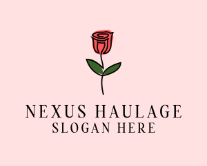 Rose Flower Garden logo design