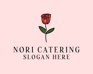 Rose Flower Garden logo design