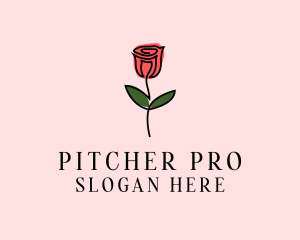 Rose Flower Garden logo design