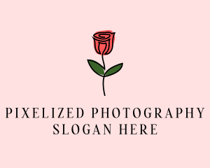 Rose Flower Garden logo design