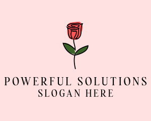 Rose Flower Garden logo design