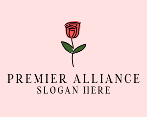 Rose Flower Garden logo design