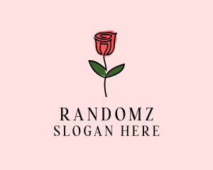 Rose Flower Garden logo design