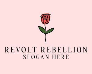 Rose Flower Garden logo design