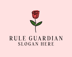 Rose Flower Garden logo design