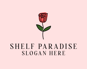 Rose Flower Garden logo design