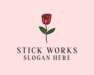 Rose Flower Garden logo design