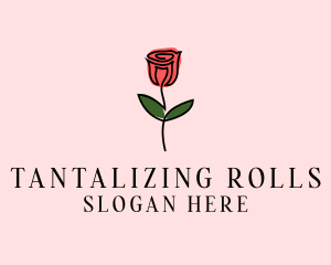 Rose Flower Garden logo design