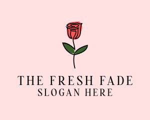 Rose Flower Garden logo design