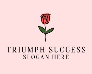 Rose Flower Garden logo design