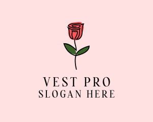 Rose Flower Garden logo design