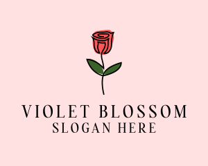 Rose Flower Garden logo design