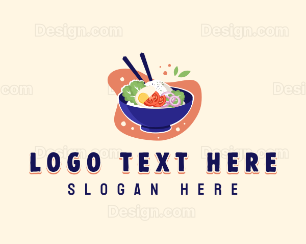 Poke Rice Bowl Logo