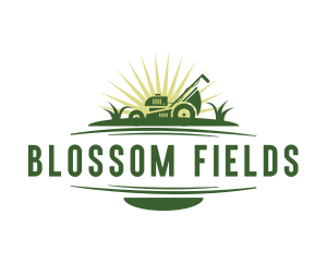 Farm Field Mower logo design