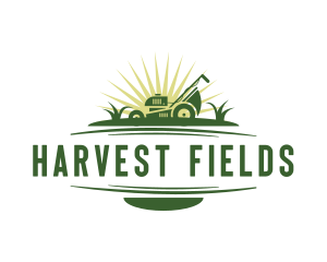 Farm Field Mower logo design