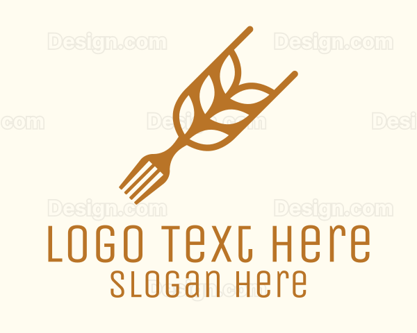 Rice Grain Fork Logo