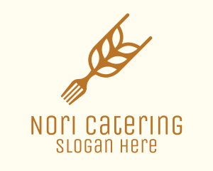 Rice Grain Fork logo design