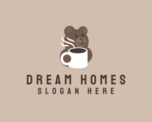 Hot Coffee Bear logo