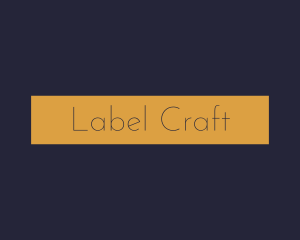 Simple Minimalist Label logo