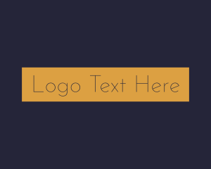 Title - Simple Minimalist Label logo design