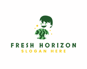Fruit Watermelon Boy  logo