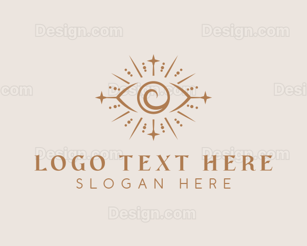 Boho Eye Mystical Healing Logo