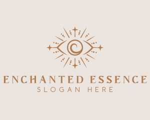 Boho Eye Mystical Healing logo design