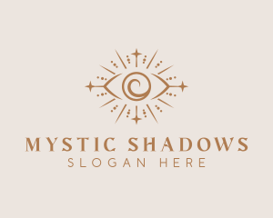 Boho Eye Mystical Healing logo design