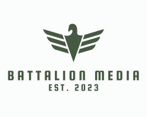 Military Eagle Bird logo design