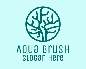 Marine Coral Reef  logo design