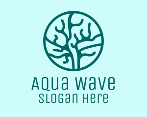 Marine Coral Reef  logo design