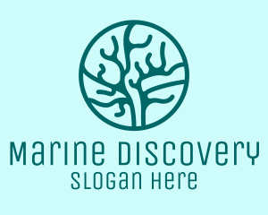 Marine Coral Reef  logo design