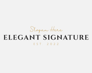 Elegant Luxury Business logo design