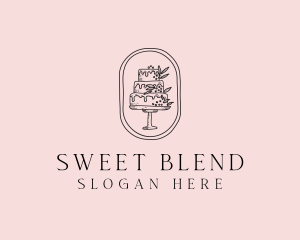 Cake Sweet Bakery logo design