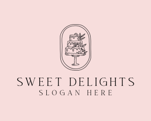 Cake Sweet Bakery logo design