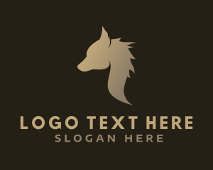 Gradient Fox Animal logo