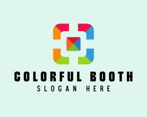 Colorful Viewfinder Focus logo design