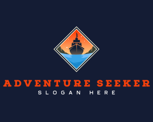 Cruise Ship Adventure logo design