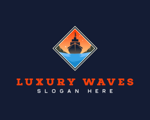 Cruise Ship Adventure logo design